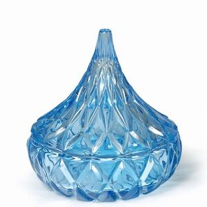 NIB HERSHEY’S KISSES BLUE CANDY DISH